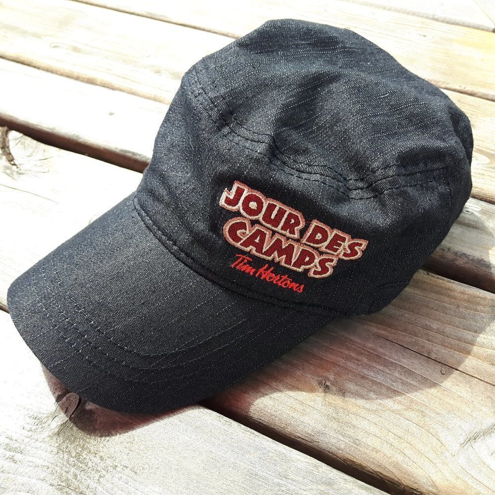 Rare Tim Hortons Camp Day Hat French Embroidered